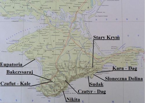 mapa Krymu